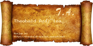 Theobald Azálea névjegykártya